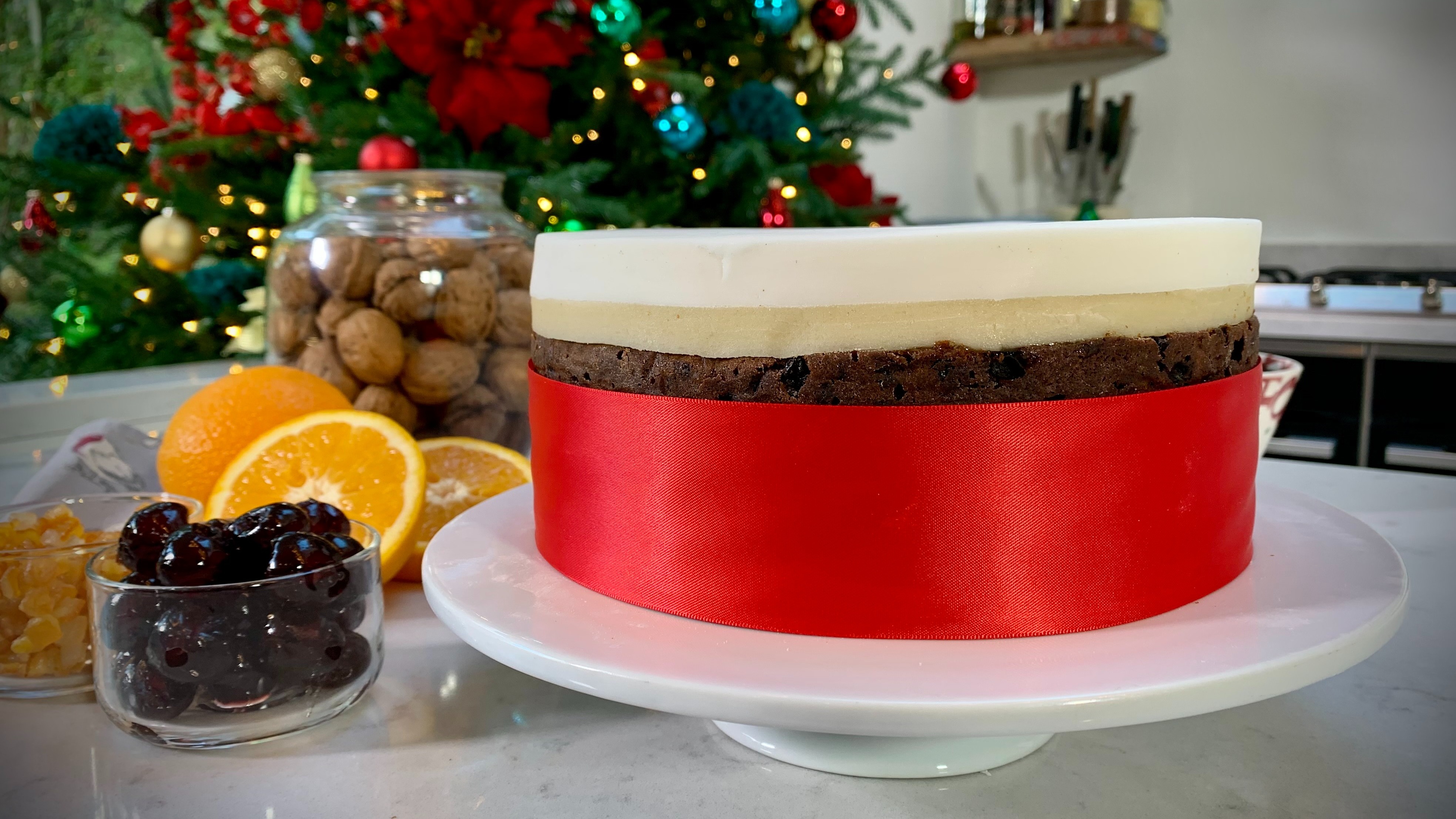 Traditional & Rich Dried Fruit Christmas Cake Recipe