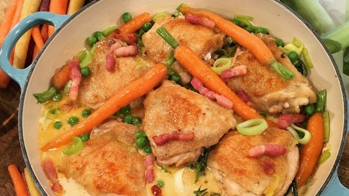 The Hairy Bikers' chicken with peas and bacon | This Morning