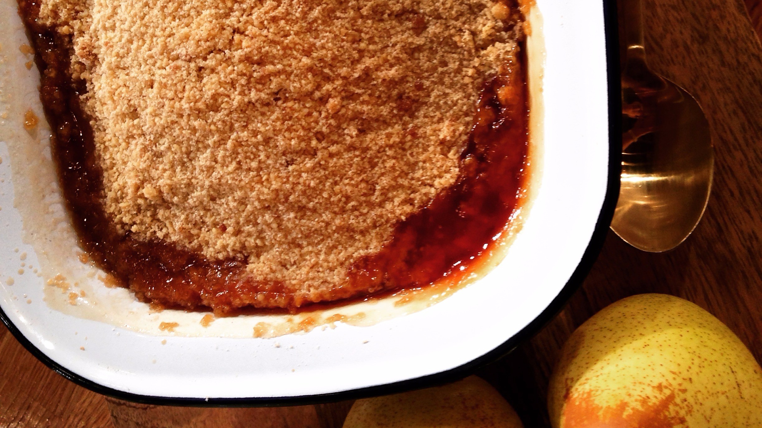 Pear Crumble