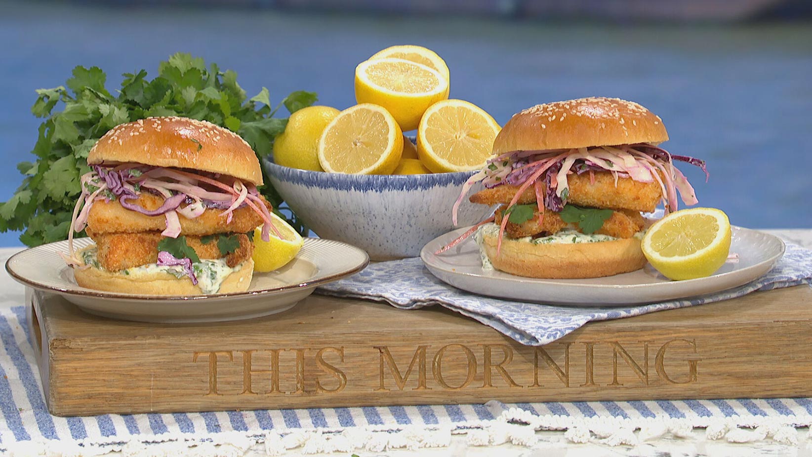 Clodagh McKenna's crunchy fish burgers This Morning