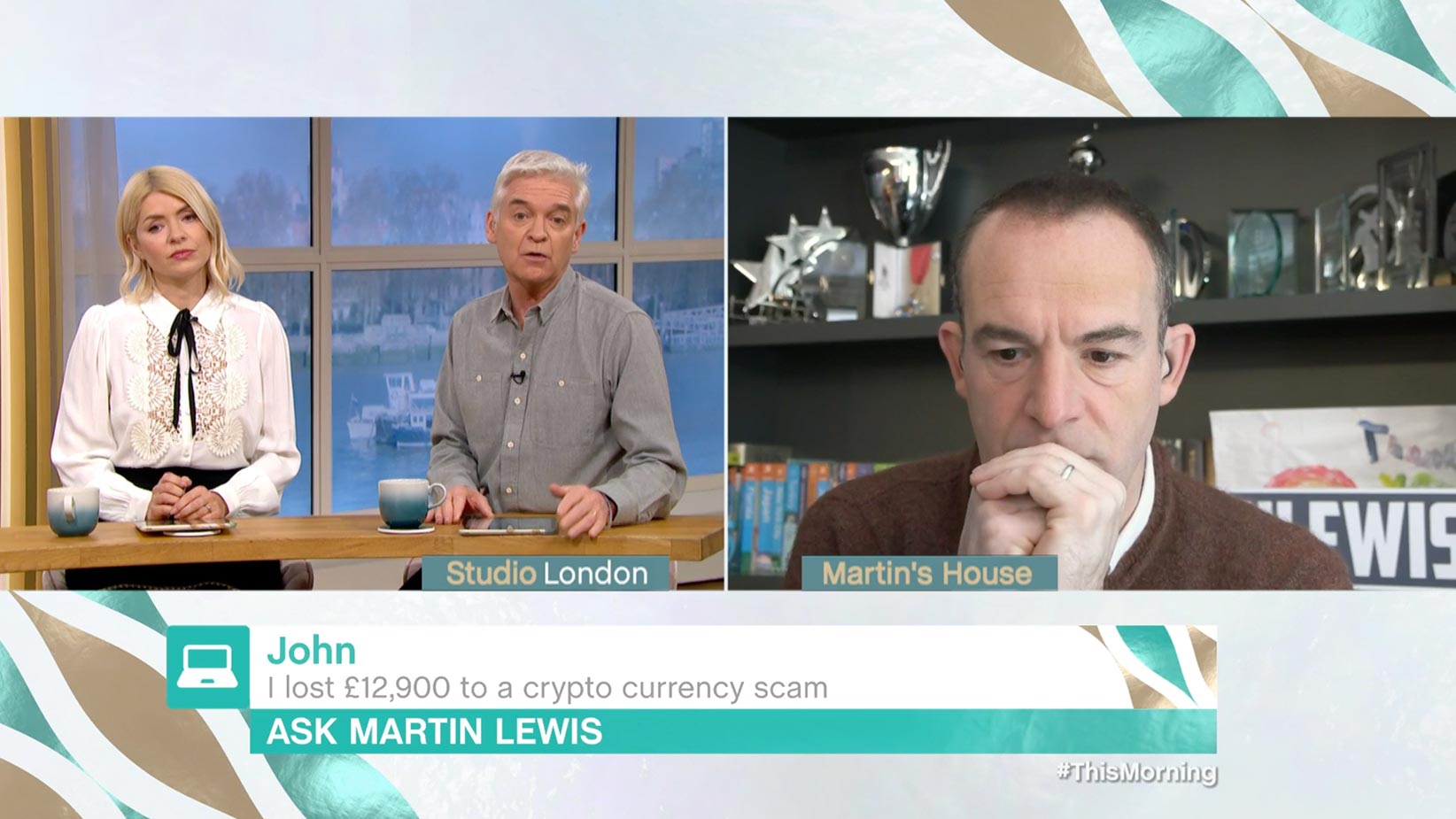 Martin Lewis on cryptocurrency scams, energy bills and solar panels | This  Morning