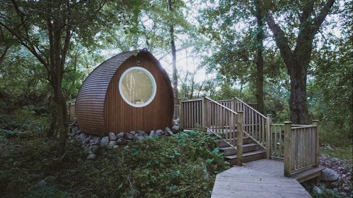 RiverBeds Luxury Wee Lodges. Image owned by CoolStays.