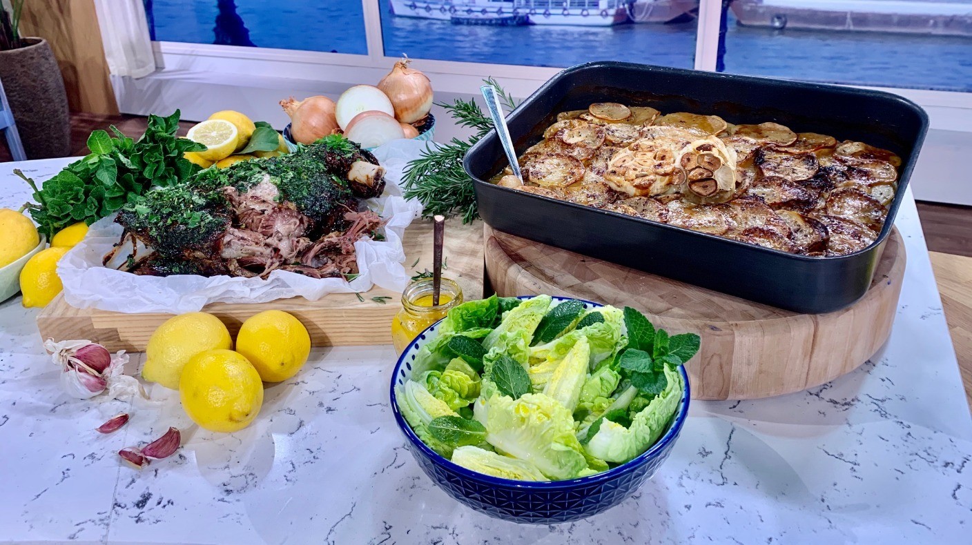 Bryn Williams' slowroasted lamb shoulder with boulangère potatoes