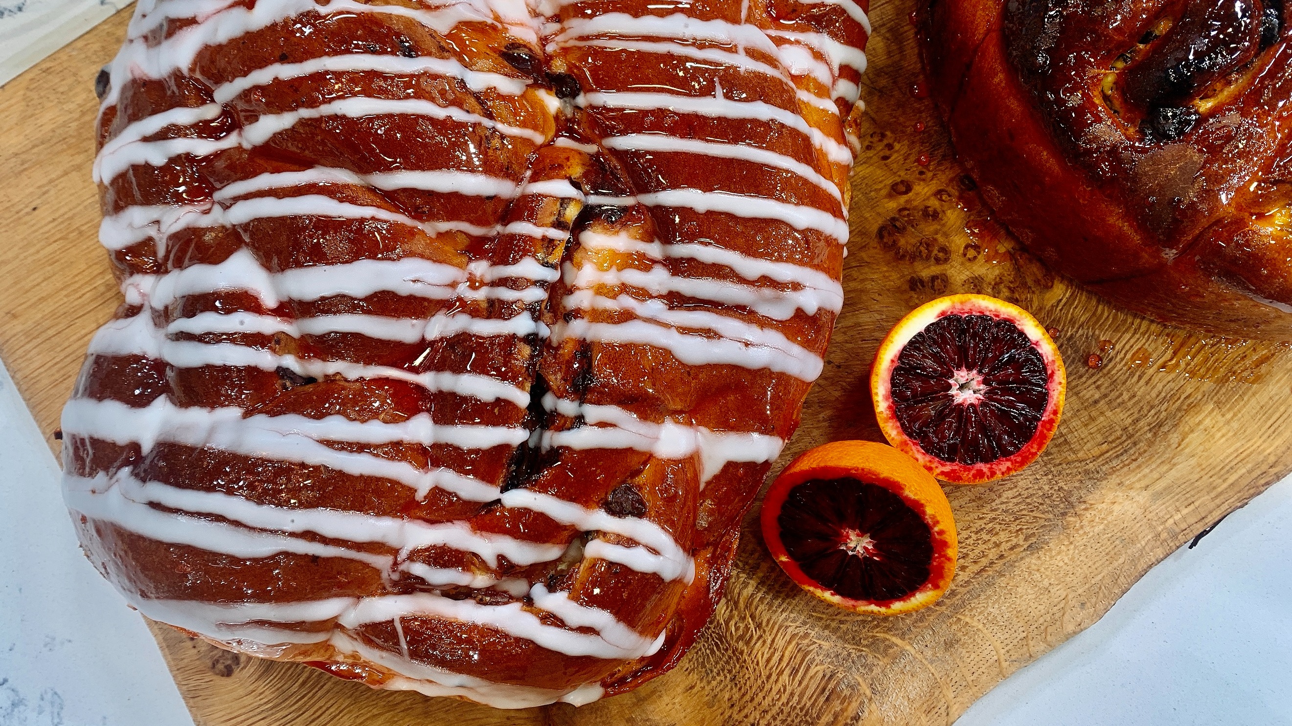 James Martin's chocolate orange tear and share bun This Morning