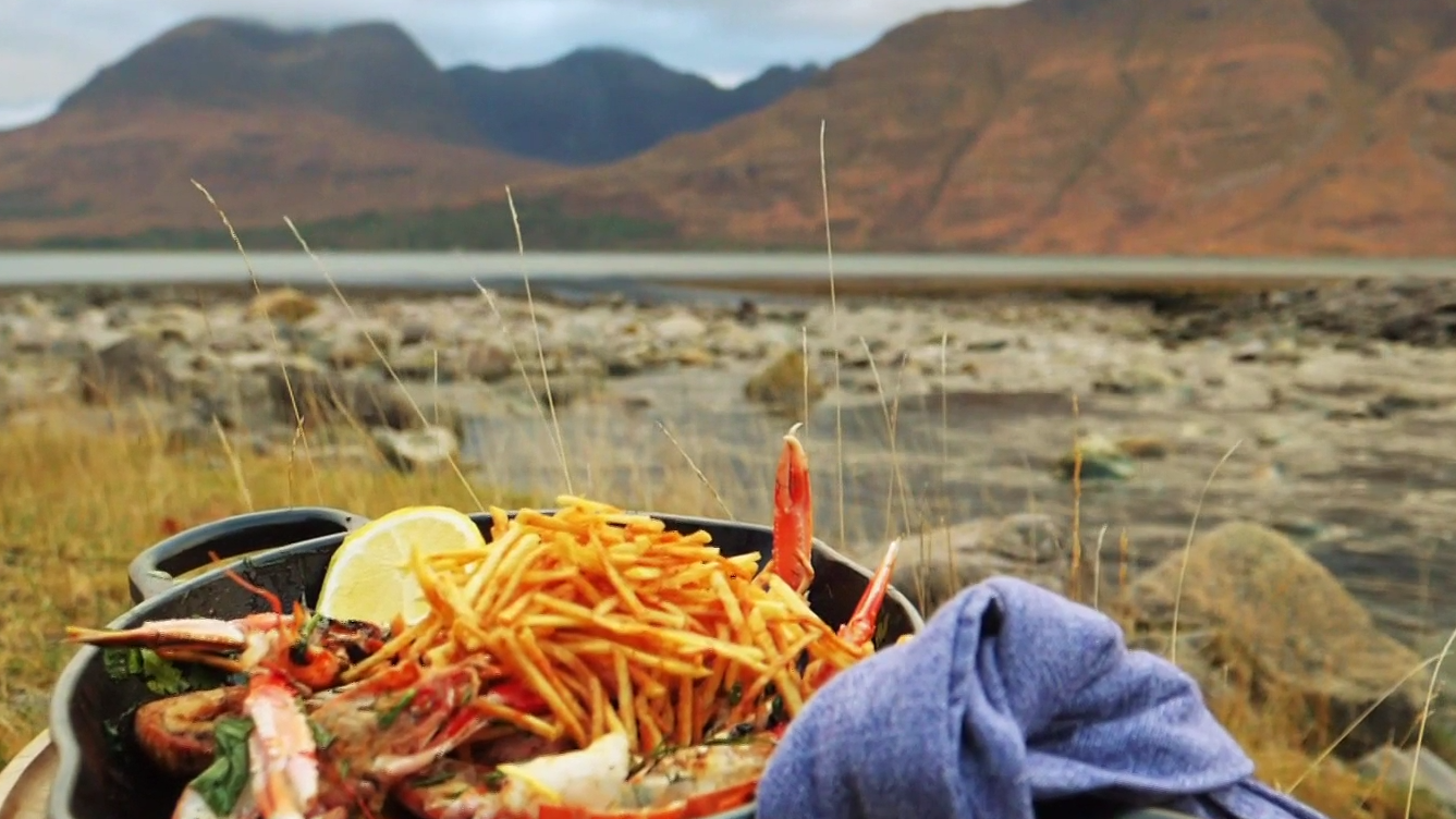 John Torode's Highland fish and chips This Morning