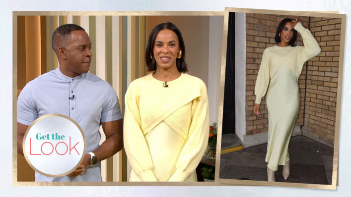 What is Rochelle Humes wearing on This Morning today? Here's where you can  buy her belted check dress