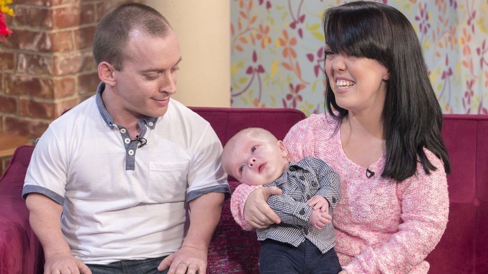 Baby Nathan is the UK's only double dwarf This Morning