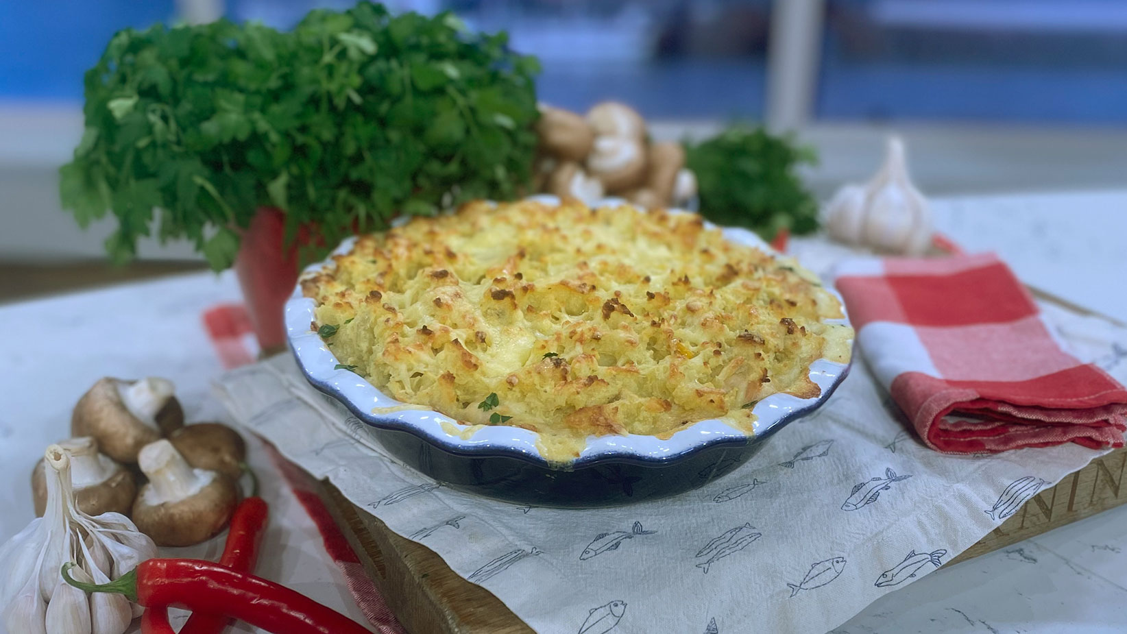 Rustie Lee’s cheesy fish pie | This Morning