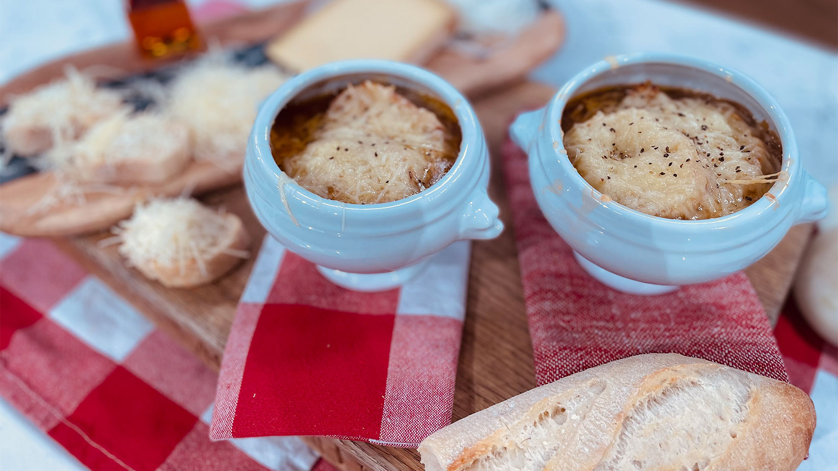 John Torode’s classic french onion soup This Morning