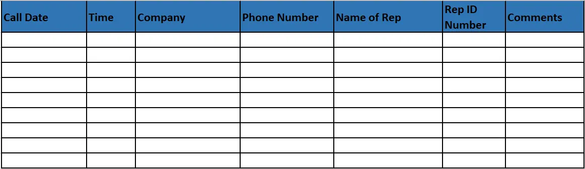 Call Tracker