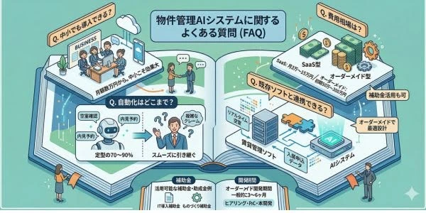 物件管理AIシステムに関するよくある質問(FAQ)