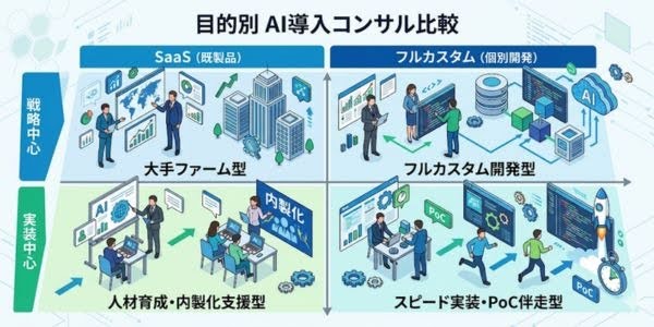 【目的別】AI導入コンサルティング会社おすすめ比較