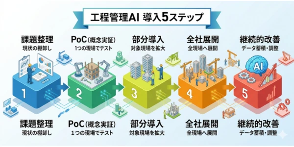 工程管理AIシステムの選び方と導入ステップ