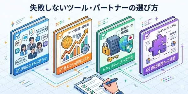 失敗しないツール・パートナーの選び方