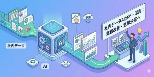 社内データのAI分析・活用とは？導入で実現できること