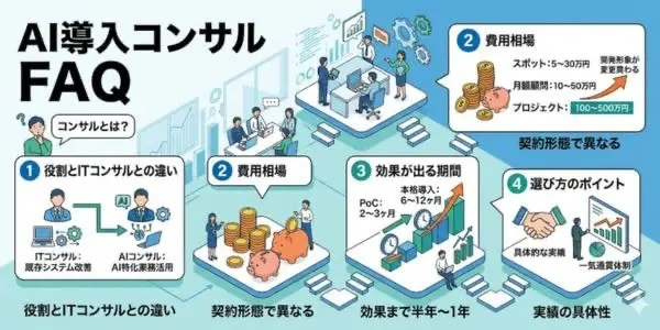 AI導入コンサルティングに関するよくある質問