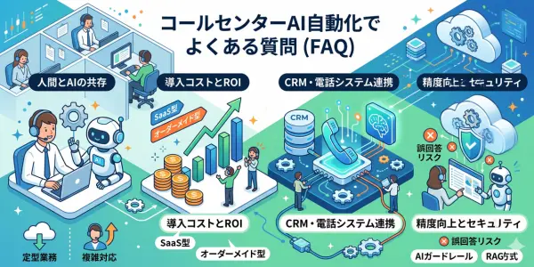 コールセンターAI自動化でよくある質問（FAQ）
