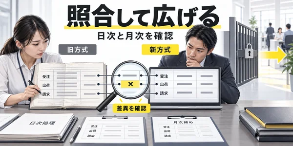 導入で失敗しない5段階｜データ移行と例外処理を先に試す