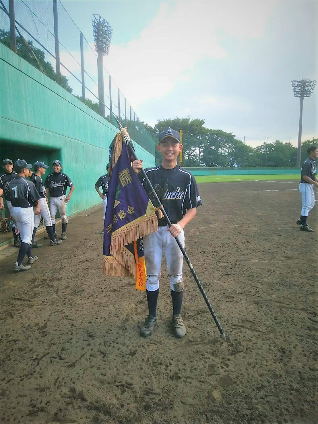 E.T 野球の優勝旗