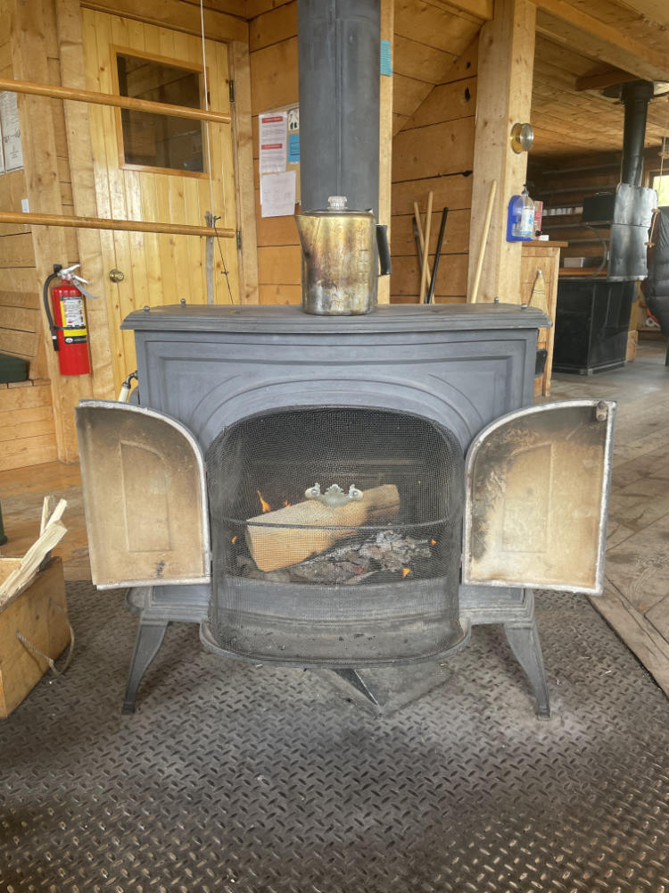 wood stove