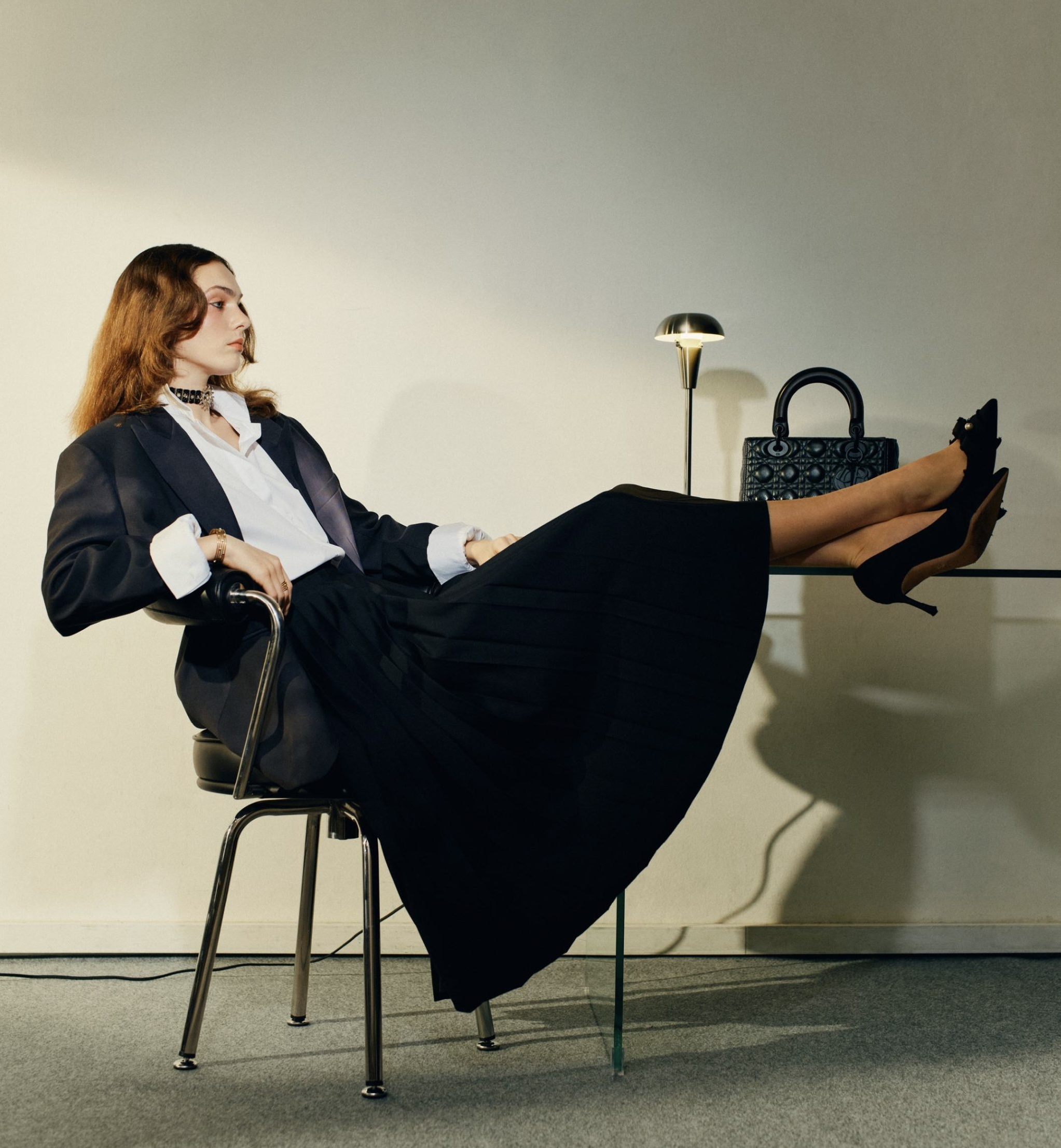 Office siren corporate core fashion trend