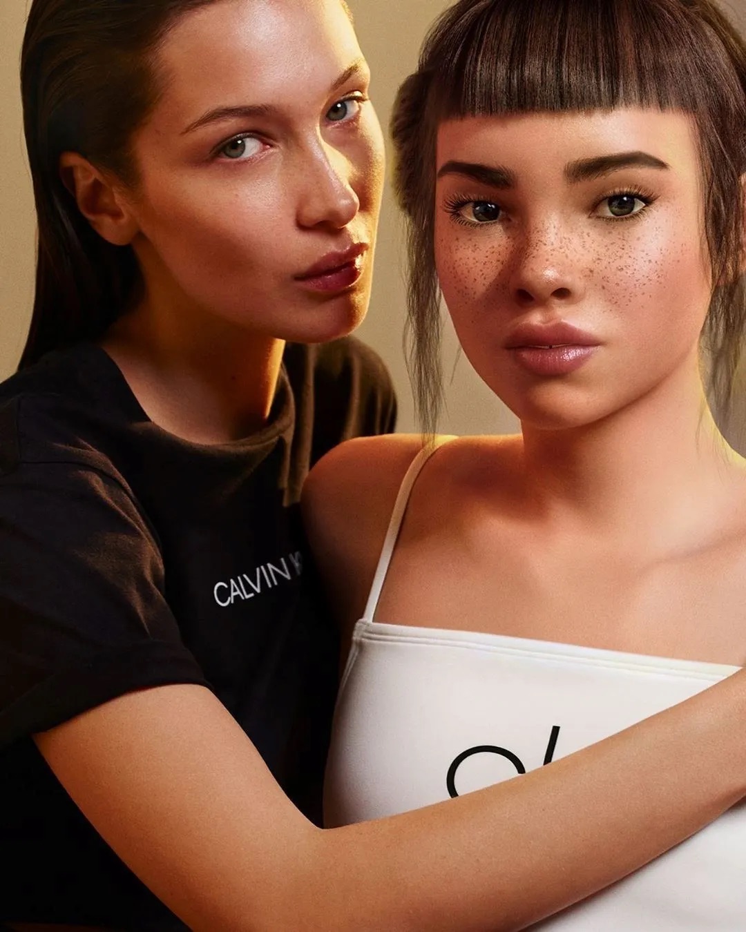 bella hadid lil miquela