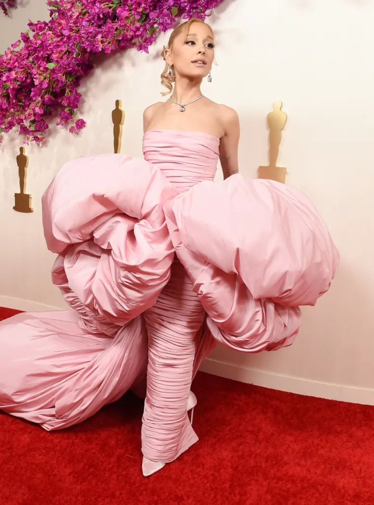 Ariana Grande wearing Giambattista Valli custom couture