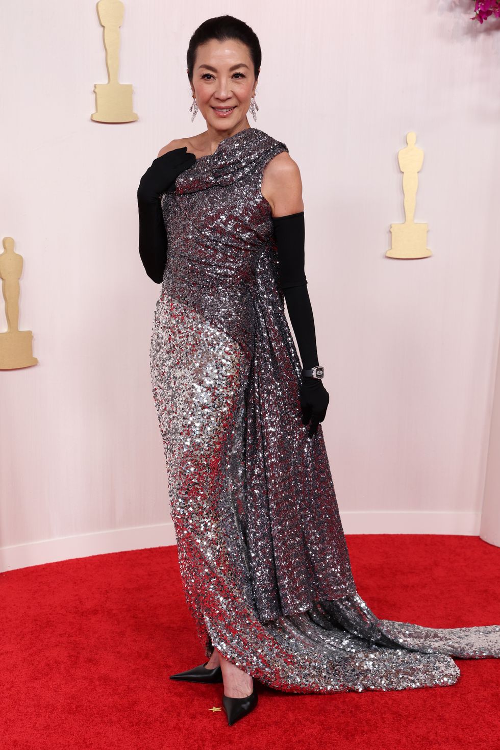 Michelle Yeoh wearing Balenciaga
