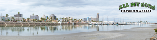 The skyline of Corpus Christi, Texas along the Gulf of Mexico.