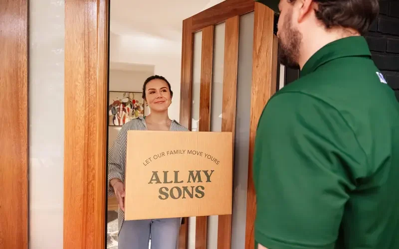 residential moving woman