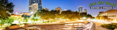 A scenic view in Fort Worth, Texas.