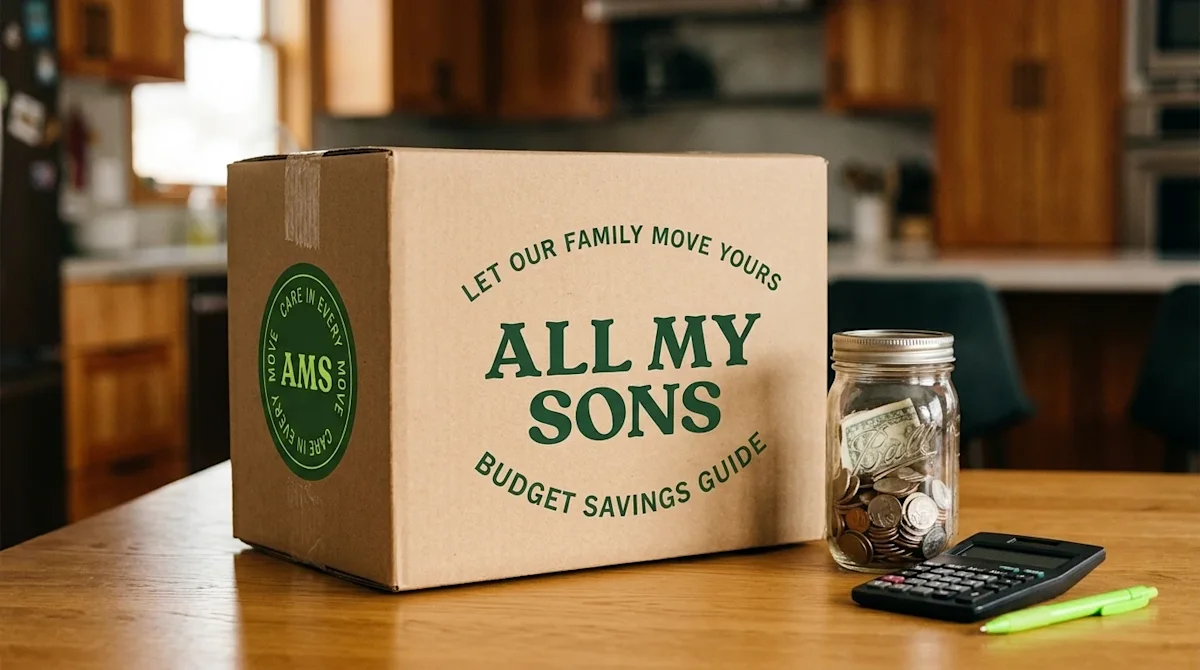 Professional marketing photography, clear and authentic, shot in a warm, slightly nostalgic film style. A neatly packed natur