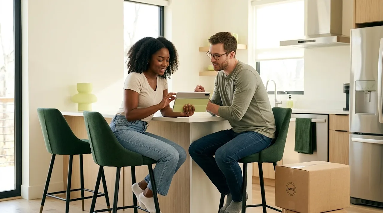 Professional marketing photography, edge-to-edge, depicting a modern lifestyle scene for a blog about consumer trends. A dive