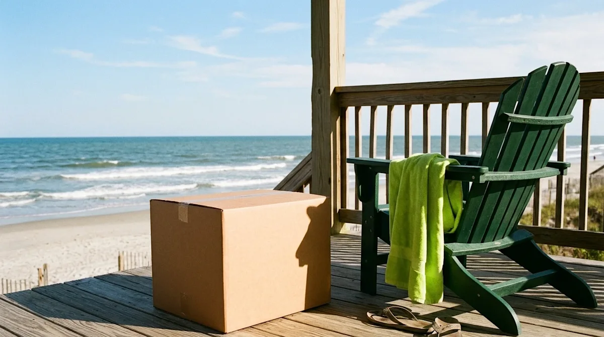 A warm, inviting photograph capturing the beautiful sunny weather of Myrtle Beach.