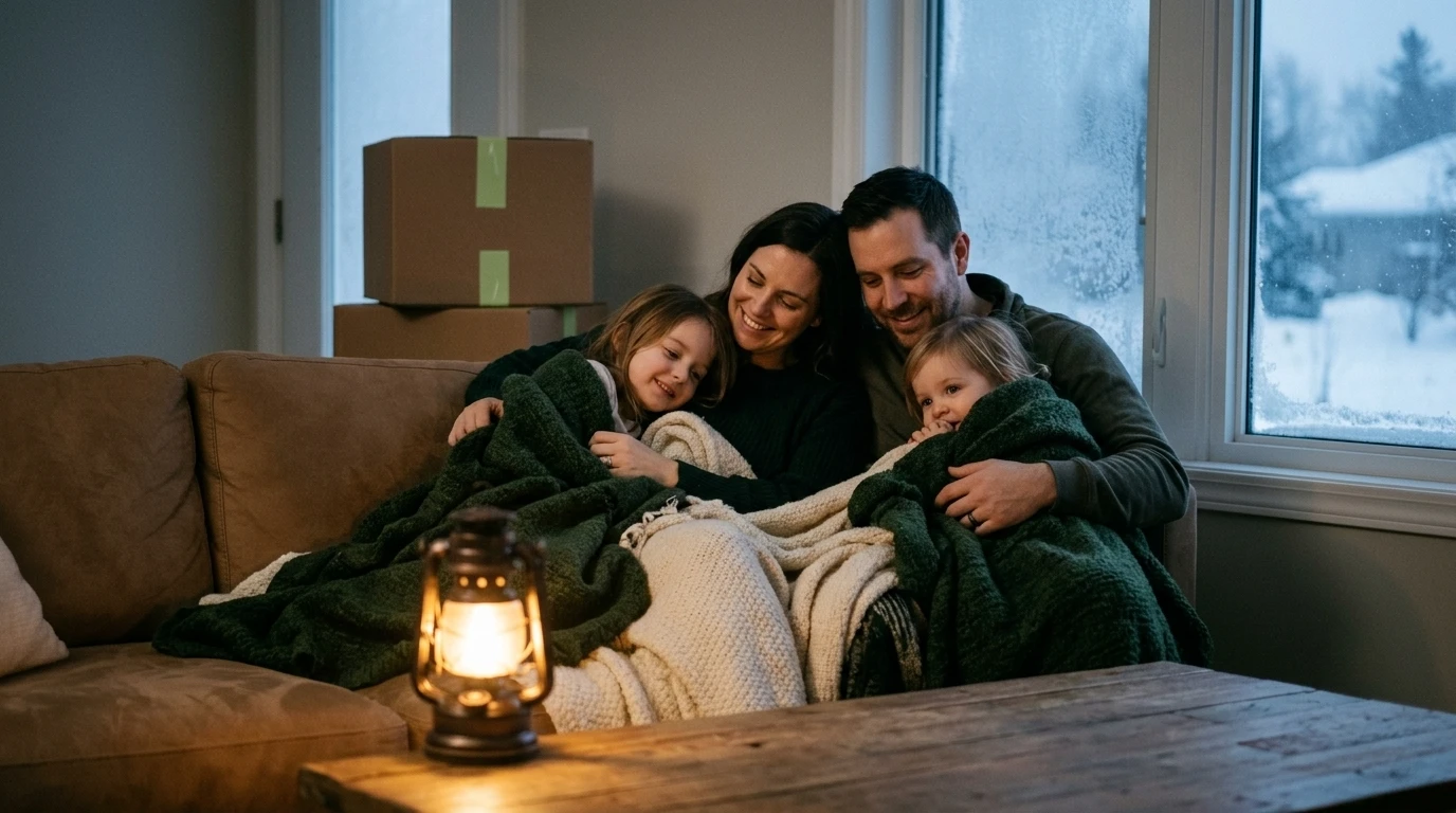 Ways to Stay Warm When the Power Goes | All My Sons Moving & Storage