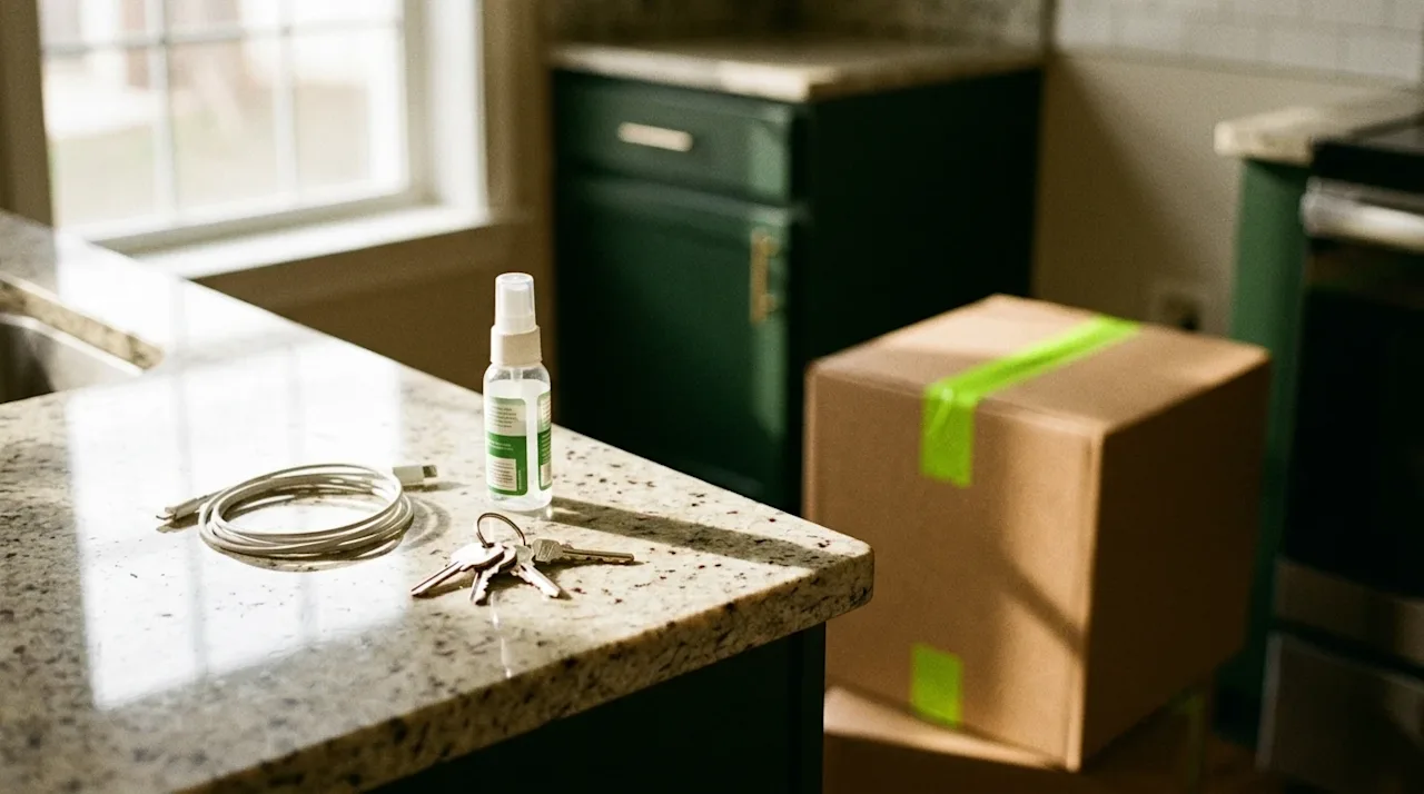 Candid lifestyle photography, warm vintage film aesthetic with slight film grain. A close-up still life of commonly forgotten