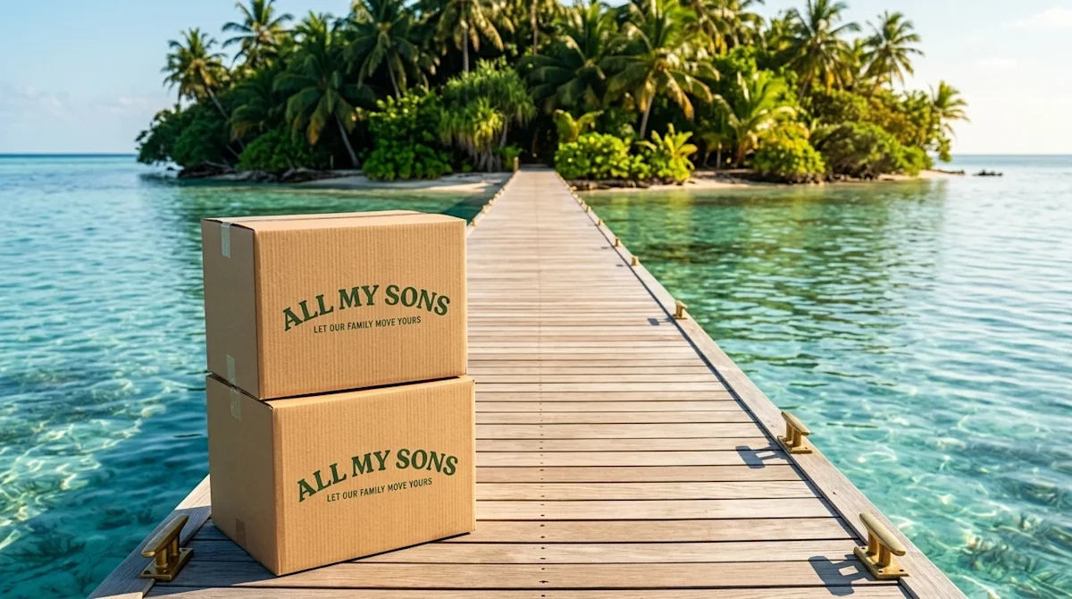 Professional marketing photography of a luxurious tropical island relocation to Little Bokeelia Island. A sun-drenched, prist