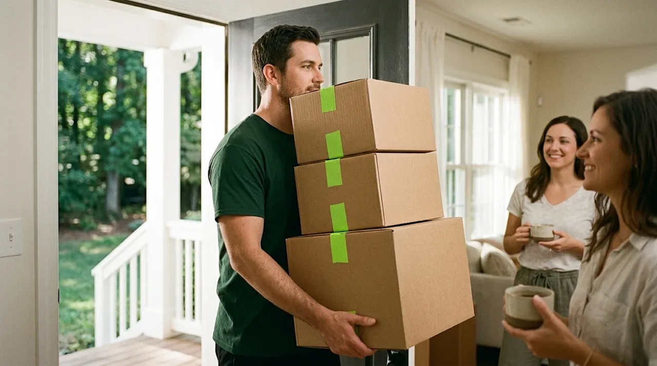 Candid lifestyle photography shot on 35mm film, warm and slightly nostalgic aesthetic with a raw, authentic feel. A professio