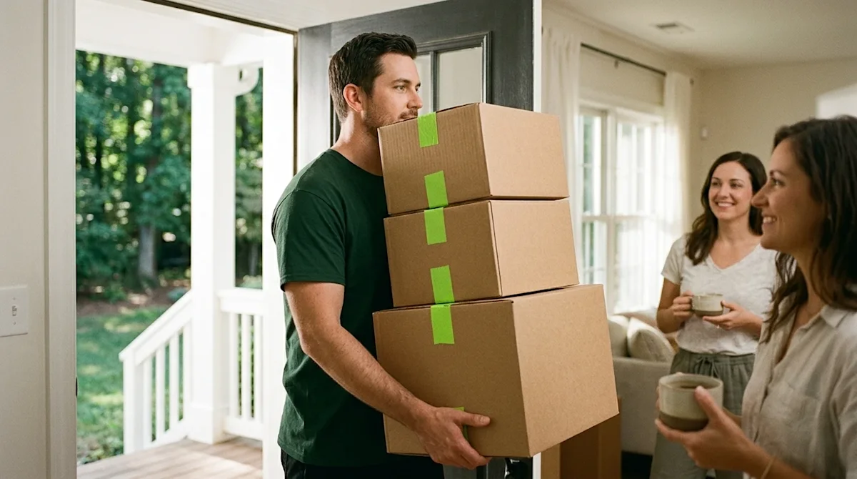 Candid lifestyle photography shot on 35mm film, warm and slightly nostalgic aesthetic with a raw, authentic feel. A professio