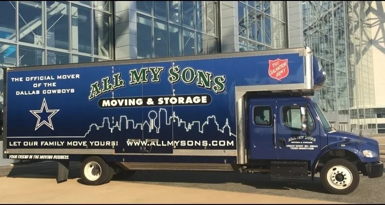 All My Sons official branded Dallas Cowboys truck.