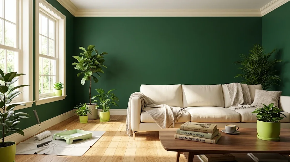 Professional marketing photography of a beautifully renovated, sunlit living room showcasing home improvements that add value