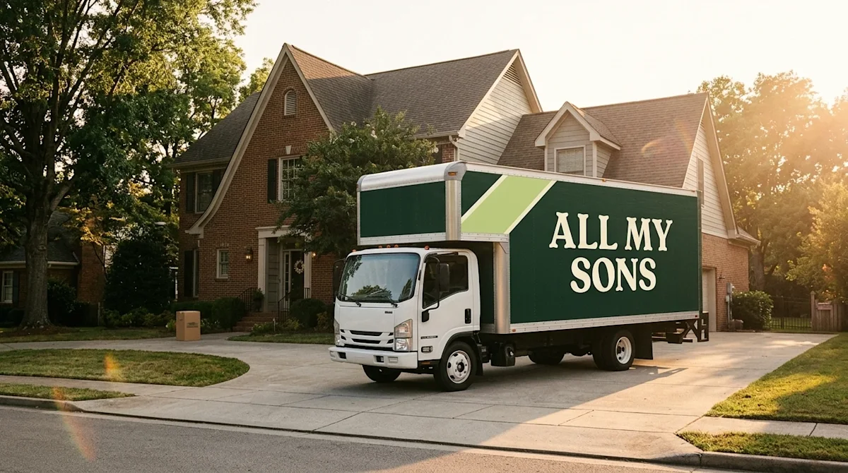 High-quality lifestyle photography. A beautiful, classic residential home in Nashville featuring a distinctly angled, promine