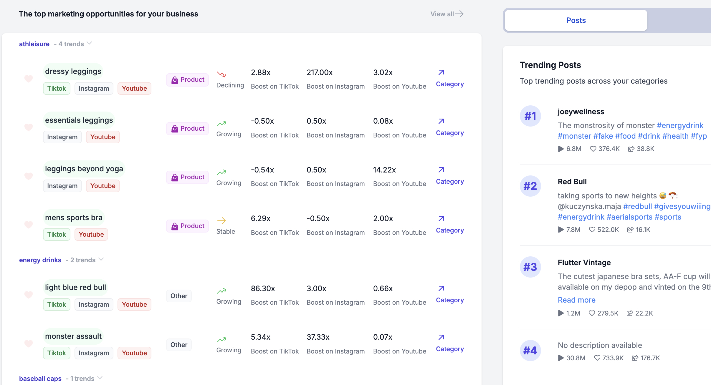 Granularity Platform Screenshot