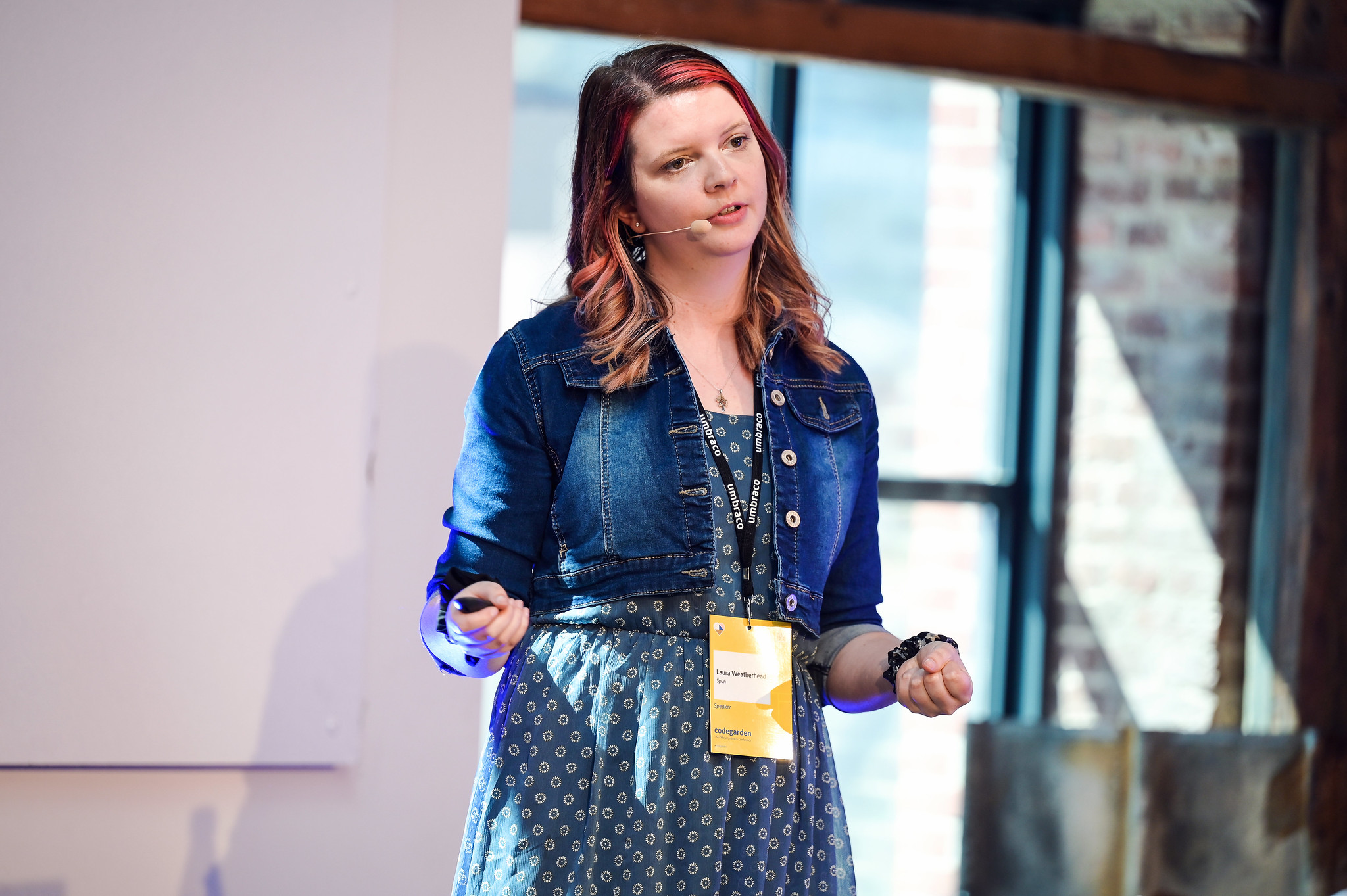 Laura speaking Codegarden