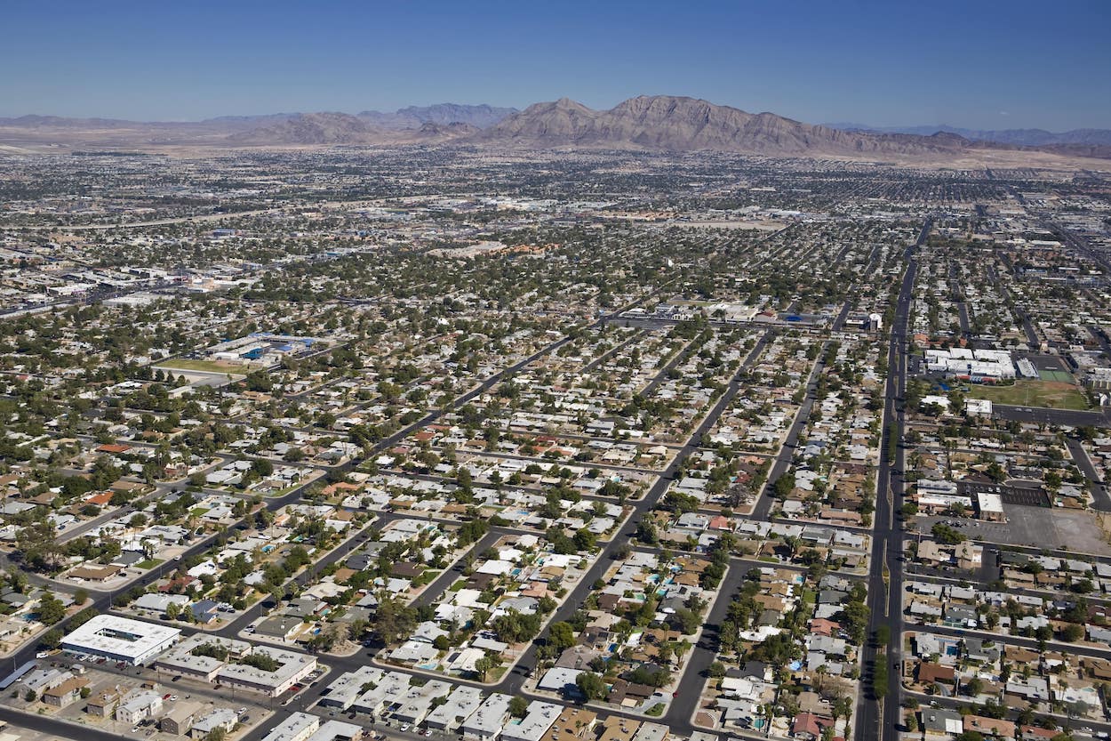 Las Vegas area (smaller version) Credit Getty Images