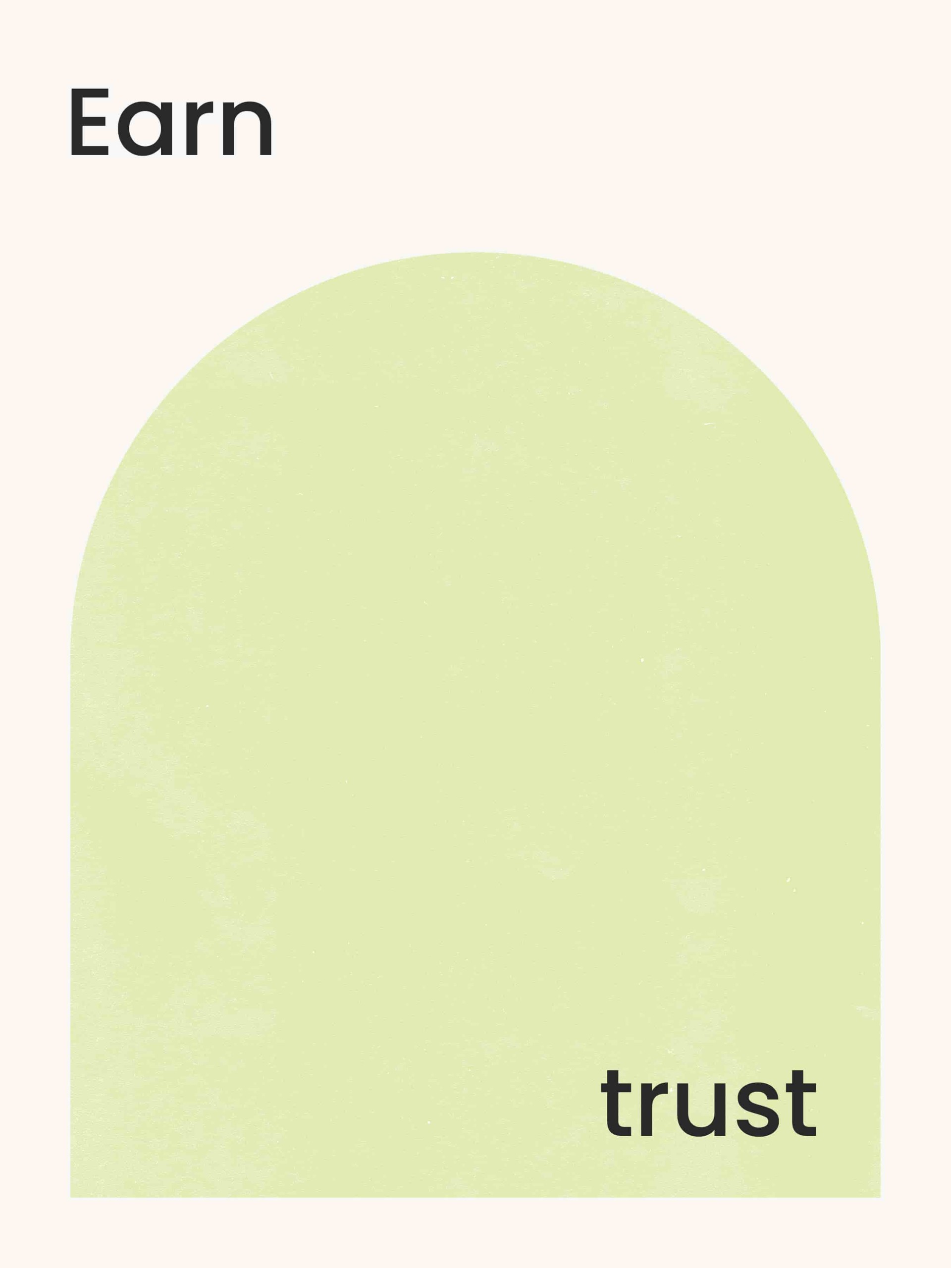 Earn trust value