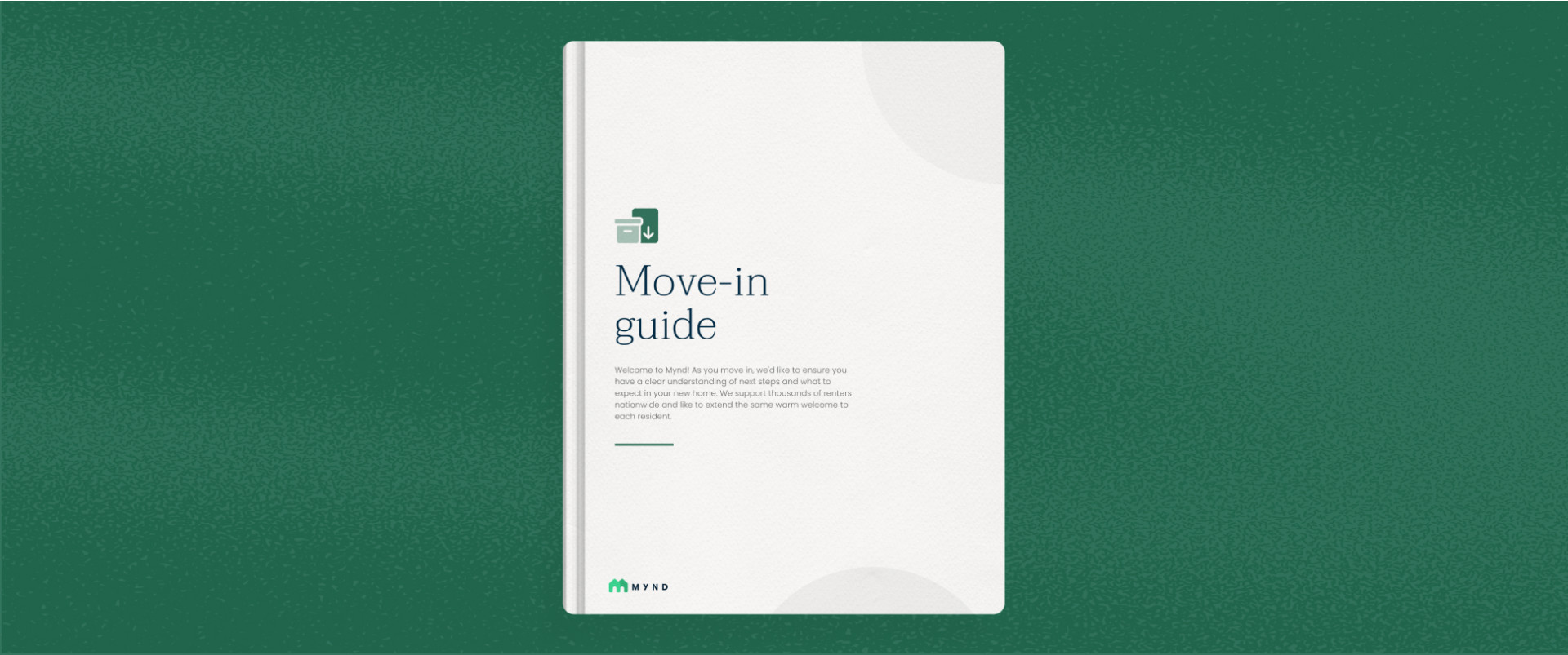 Image of a book titled Move-in guide