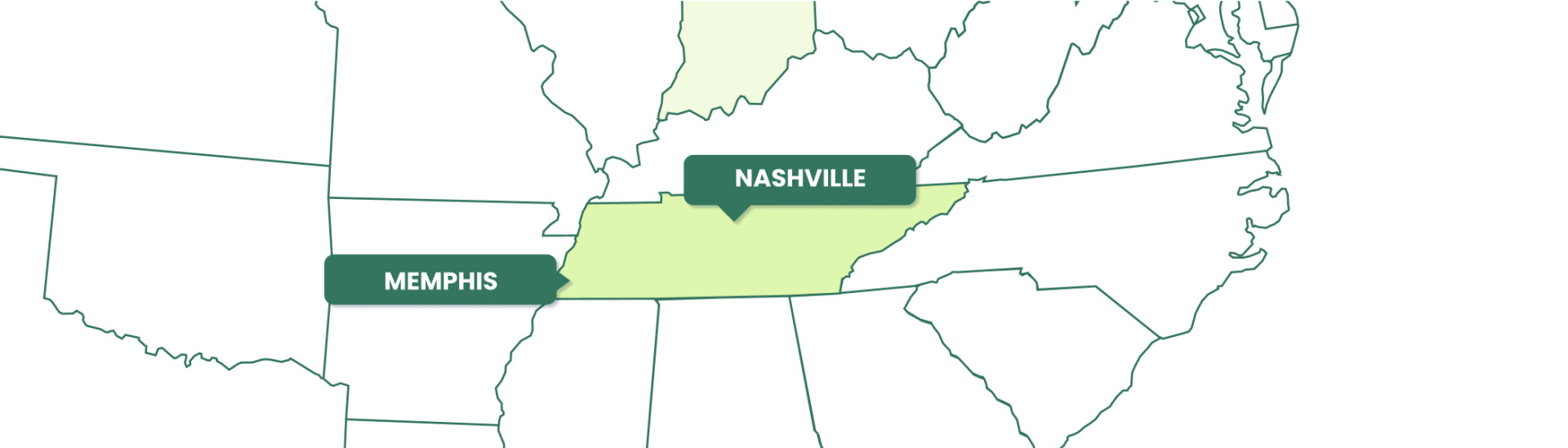 Tennessee map 6/2022