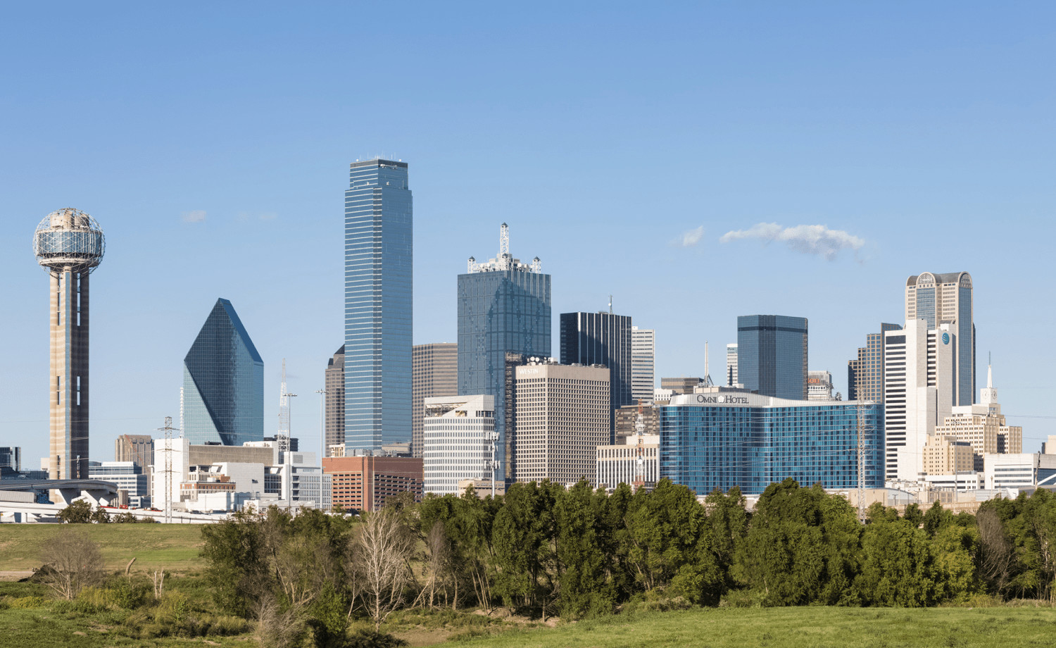 Dallas skyline daylight