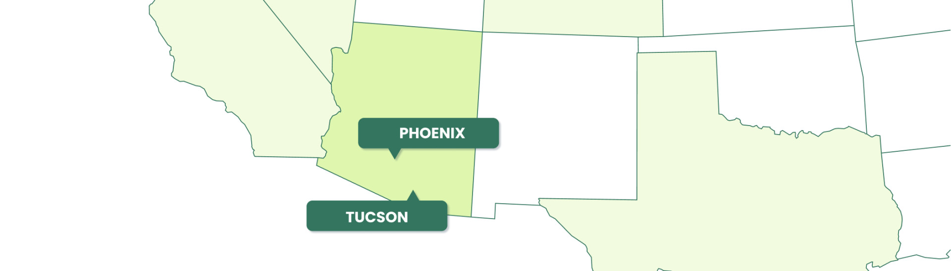 Arizona state map